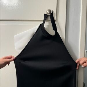 Halter top cocktail dress